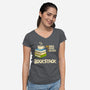 Bookstack-Womens-V-Neck-Tee-dfonseca