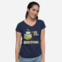 Bookstack-Womens-V-Neck-Tee-dfonseca