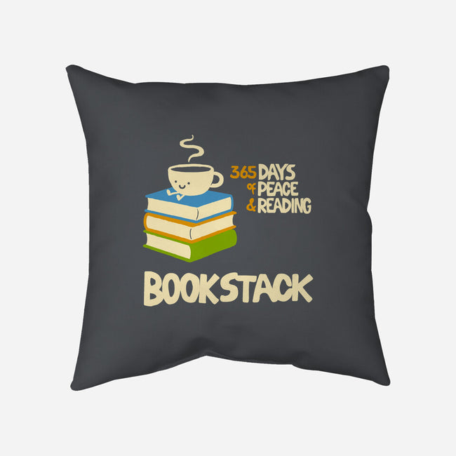 Bookstack-None-Removable Cover w Insert-Throw Pillow-dfonseca