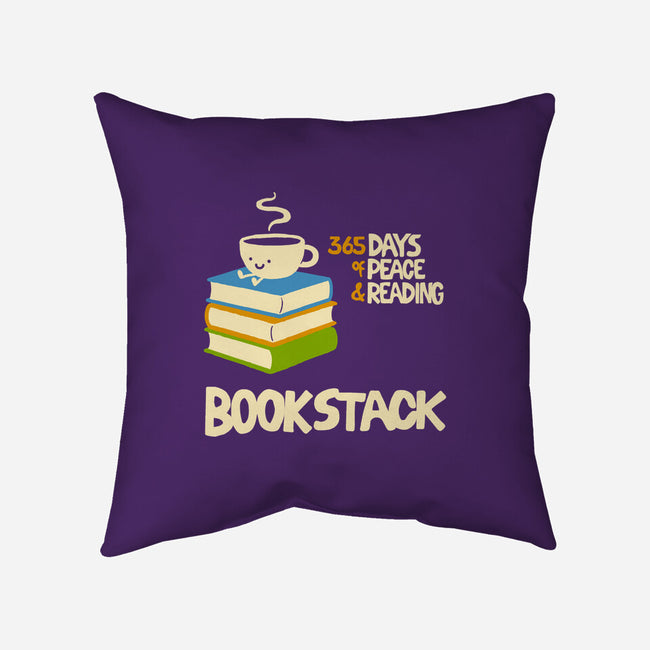 Bookstack-None-Removable Cover w Insert-Throw Pillow-dfonseca