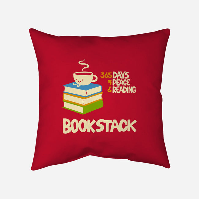 Bookstack-None-Removable Cover w Insert-Throw Pillow-dfonseca
