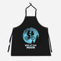 Bike At The Moon-Unisex-Kitchen-Apron-Boggs Nicolas