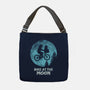 Bike At The Moon-None-Adjustable Tote-Bag-Boggs Nicolas