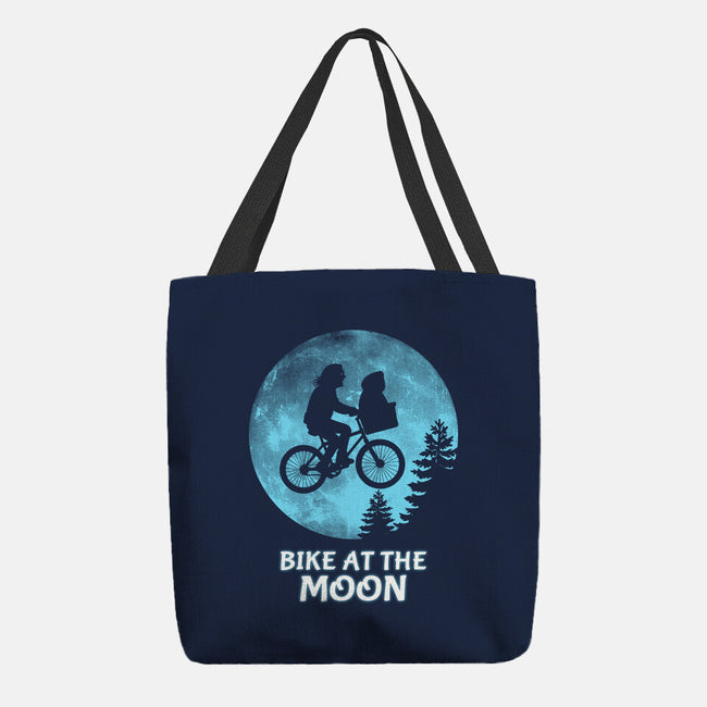 Bike At The Moon-None-Basic Tote-Bag-Boggs Nicolas