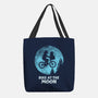 Bike At The Moon-None-Basic Tote-Bag-Boggs Nicolas