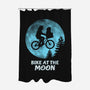 Bike At The Moon-None-Polyester-Shower Curtain-Boggs Nicolas