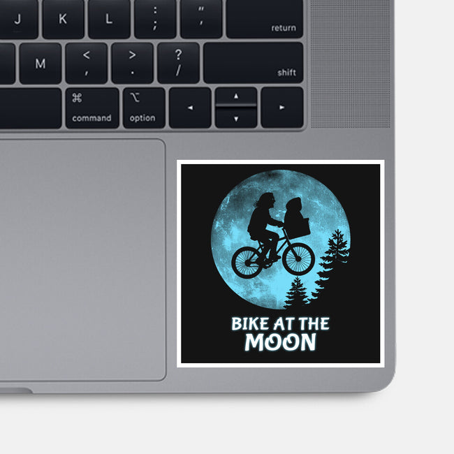 Bike At The Moon-None-Glossy-Sticker-Boggs Nicolas
