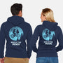 Bike At The Moon-Unisex-Zip-Up-Sweatshirt-Boggs Nicolas