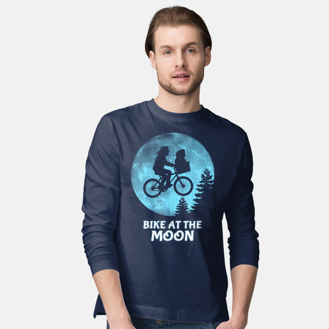 Bike At The Moon-Mens-Long Sleeved-Tee-Boggs Nicolas