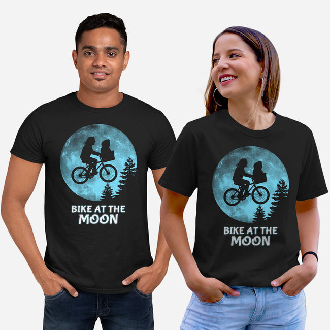 Bike At The Moon-Unisex-Basic-Tee-Boggs Nicolas