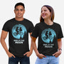 Bike At The Moon-Unisex-Basic-Tee-Boggs Nicolas