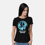 Bike At The Moon-Womens-Basic-Tee-Boggs Nicolas