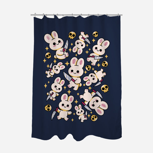 Cute But Instable-None-Polyester-Shower Curtain-FunkVampire