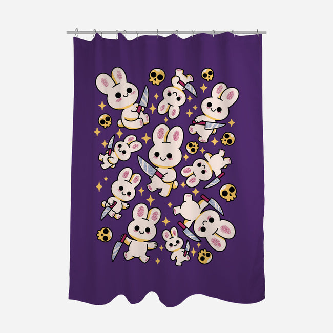 Cute But Instable-None-Polyester-Shower Curtain-FunkVampire