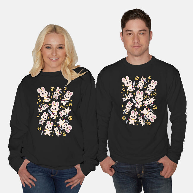 Cute But Instable-Unisex-Crew Neck-Sweatshirt-FunkVampire