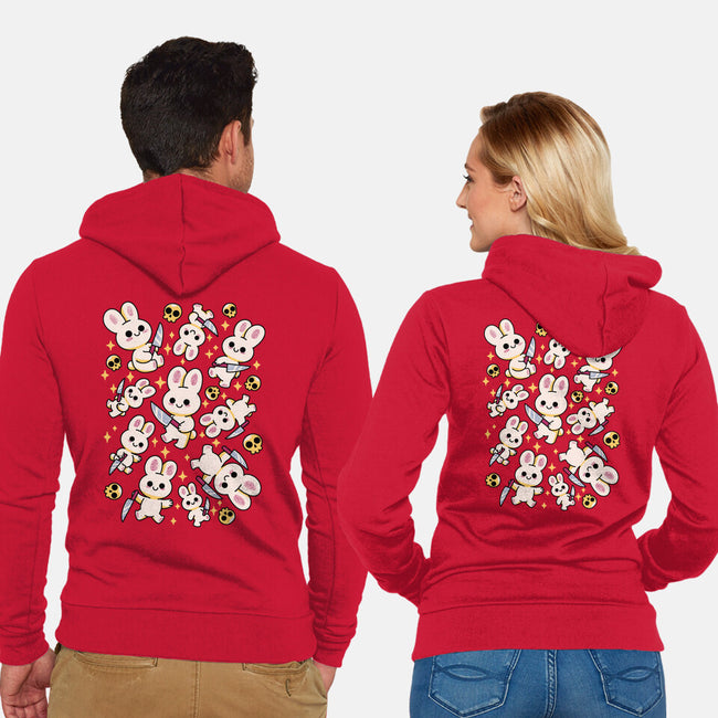 Cute But Instable-Unisex-Zip-Up-Sweatshirt-FunkVampire