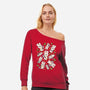 Cute But Instable-Womens-Off Shoulder-Sweatshirt-FunkVampire