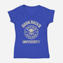 Goon Docks University-Womens-V-Neck-Tee-retrodivision