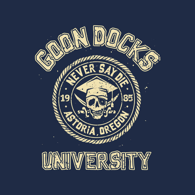 Goon Docks University-Womens-Fitted-Tee-retrodivision