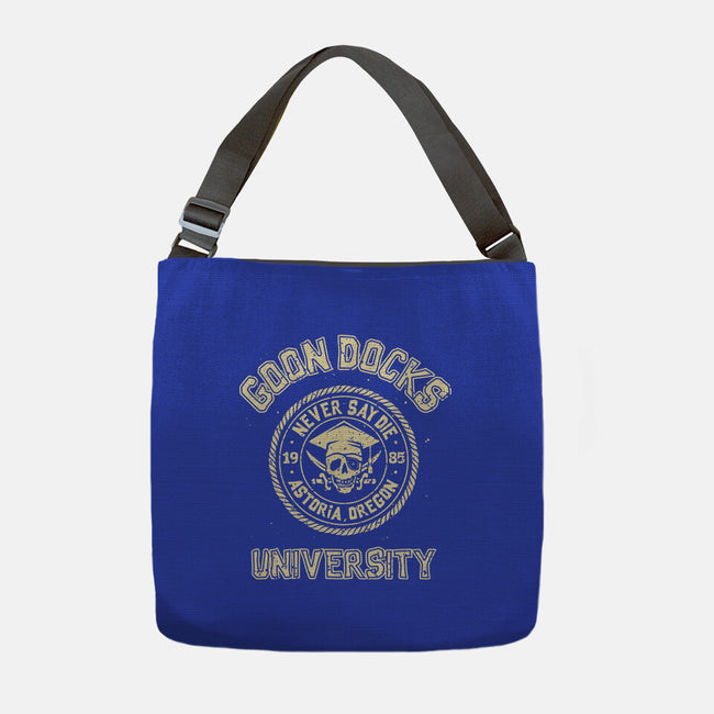 Goon Docks University-None-Adjustable Tote-Bag-retrodivision