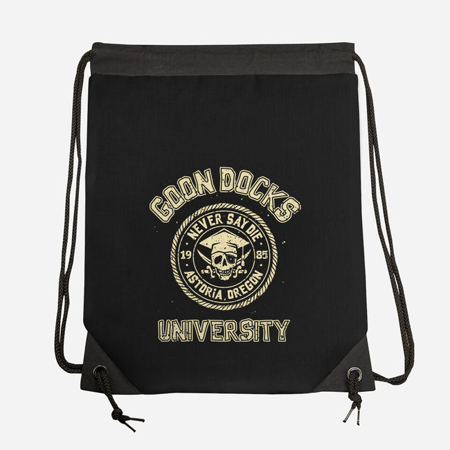 Goon Docks University-None-Drawstring-Bag-retrodivision