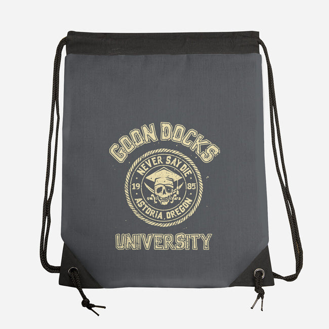 Goon Docks University-None-Drawstring-Bag-retrodivision