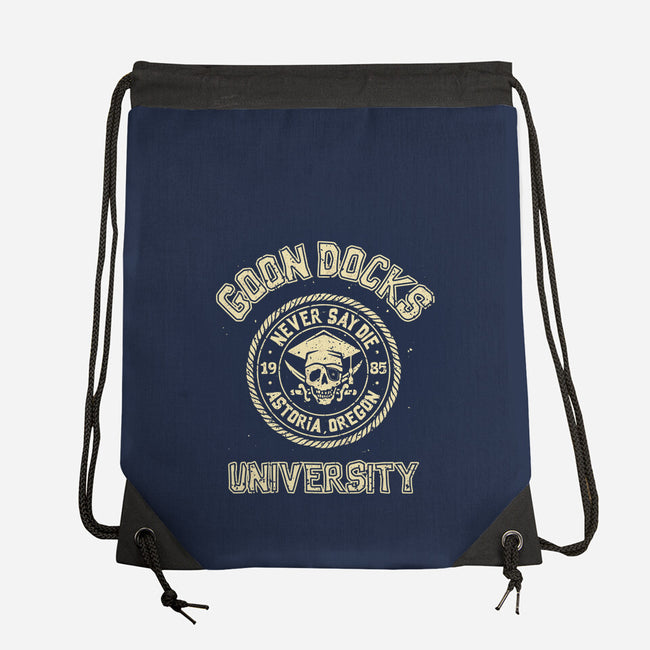 Goon Docks University-None-Drawstring-Bag-retrodivision