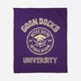 Goon Docks University-None-Fleece-Blanket-retrodivision