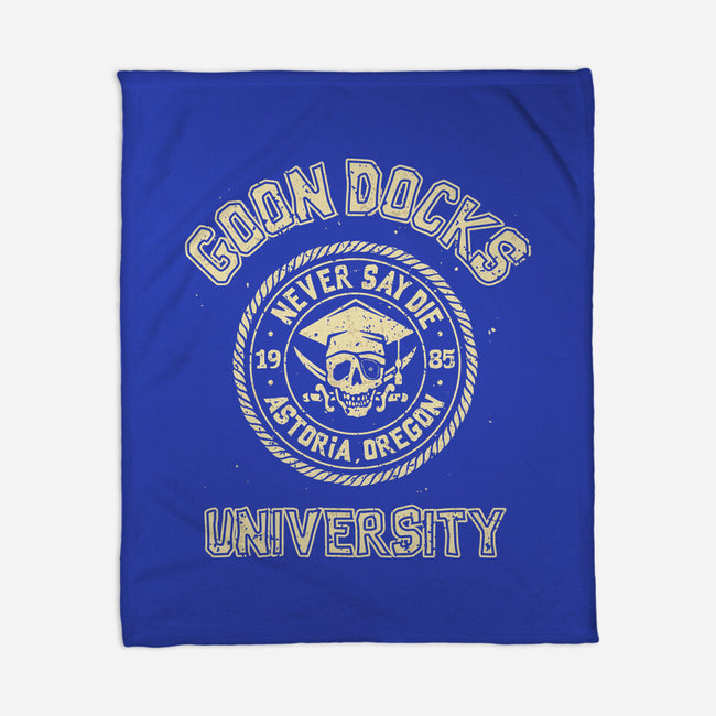 Goon Docks University-None-Fleece-Blanket-retrodivision