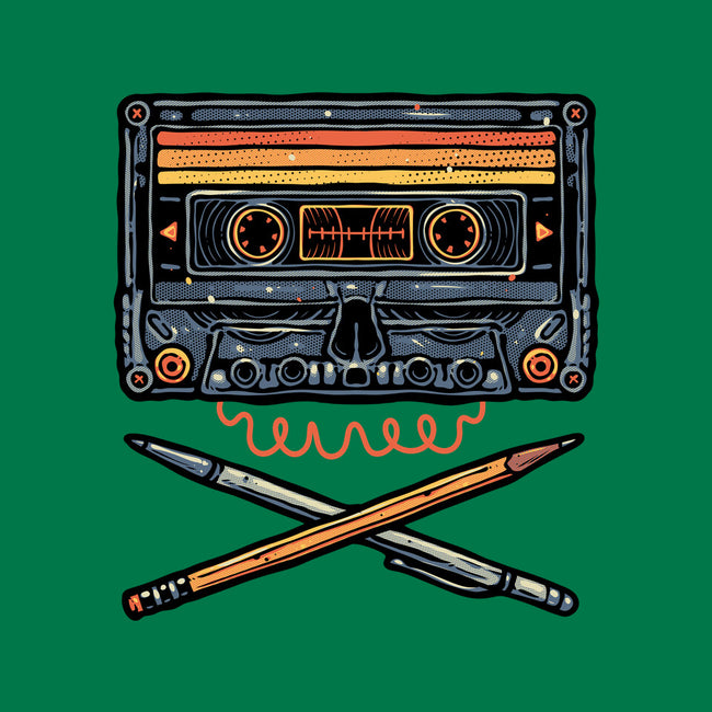 Crossbone Cassette-Mens-Heavyweight-Tee-glitchygorilla