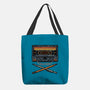 Crossbone Cassette-None-Basic Tote-Bag-glitchygorilla
