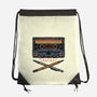 Crossbone Cassette-None-Drawstring-Bag-glitchygorilla