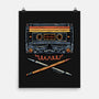 Crossbone Cassette-None-Matte-Poster-glitchygorilla