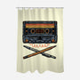 Crossbone Cassette-None-Polyester-Shower Curtain-glitchygorilla