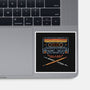 Crossbone Cassette-None-Glossy-Sticker-glitchygorilla