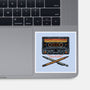 Crossbone Cassette-None-Glossy-Sticker-glitchygorilla