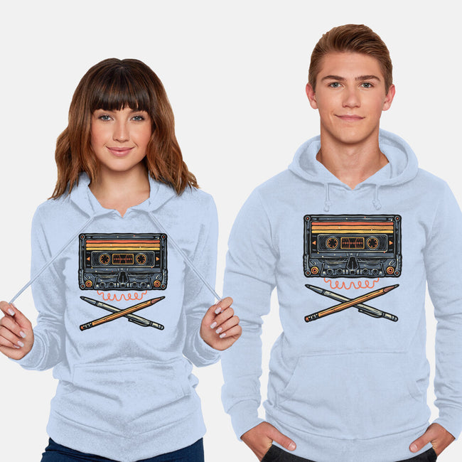Crossbone Cassette-Unisex-Pullover-Sweatshirt-glitchygorilla