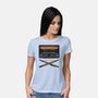 Crossbone Cassette-Womens-Basic-Tee-glitchygorilla
