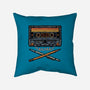 Crossbone Cassette-None-Removable Cover w Insert-Throw Pillow-glitchygorilla