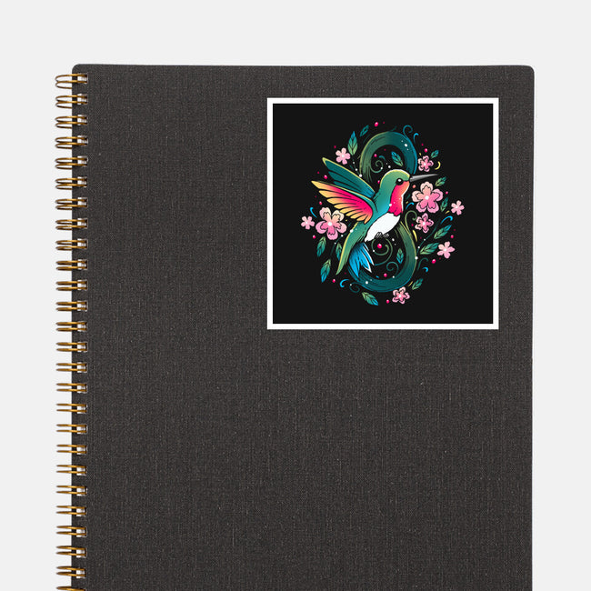 Humming Bird Infinity-None-Glossy-Sticker-Vallina84