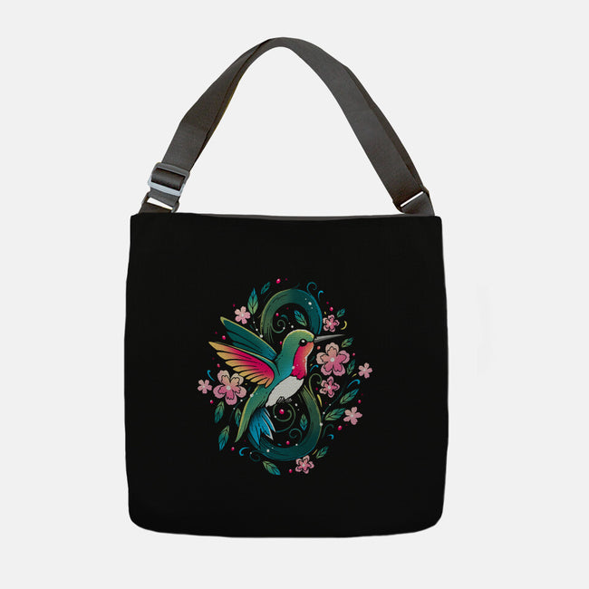 Humming Bird Infinity-None-Adjustable Tote-Bag-Vallina84