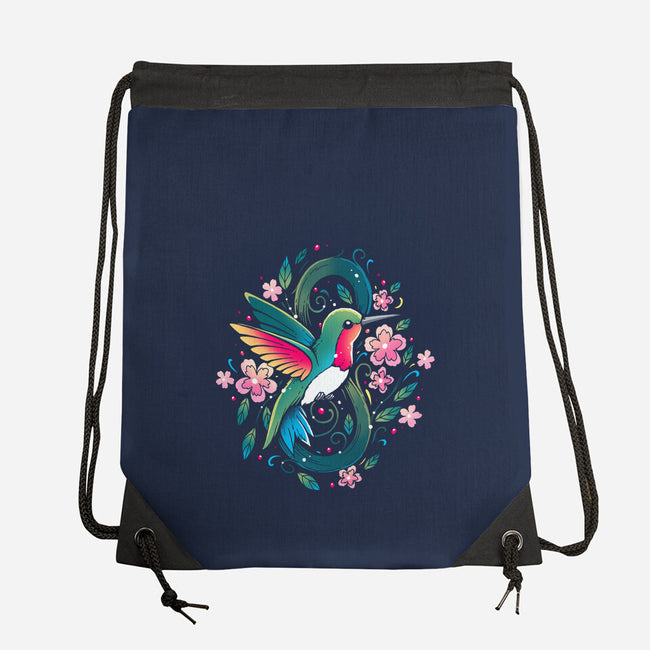 Humming Bird Infinity-None-Drawstring-Bag-Vallina84