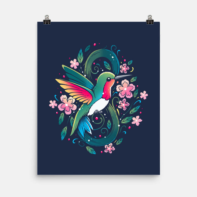 Humming Bird Infinity-None-Matte-Poster-Vallina84