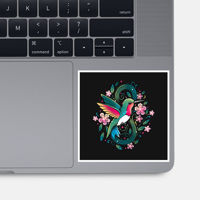 Humming Bird Infinity-None-Glossy-Sticker-Vallina84