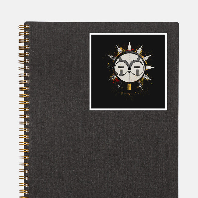 Legendary Being-None-Glossy-Sticker-rocketman_art