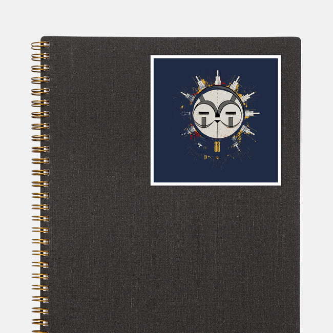 Legendary Being-None-Glossy-Sticker-rocketman_art