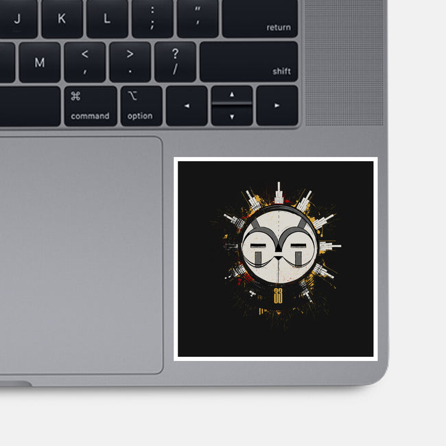 Legendary Being-None-Glossy-Sticker-rocketman_art