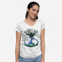 Forest Nap-Womens-V-Neck-Tee-estudiofitas