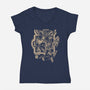 Luminous Adventure-Womens-V-Neck-Tee-ilustrata