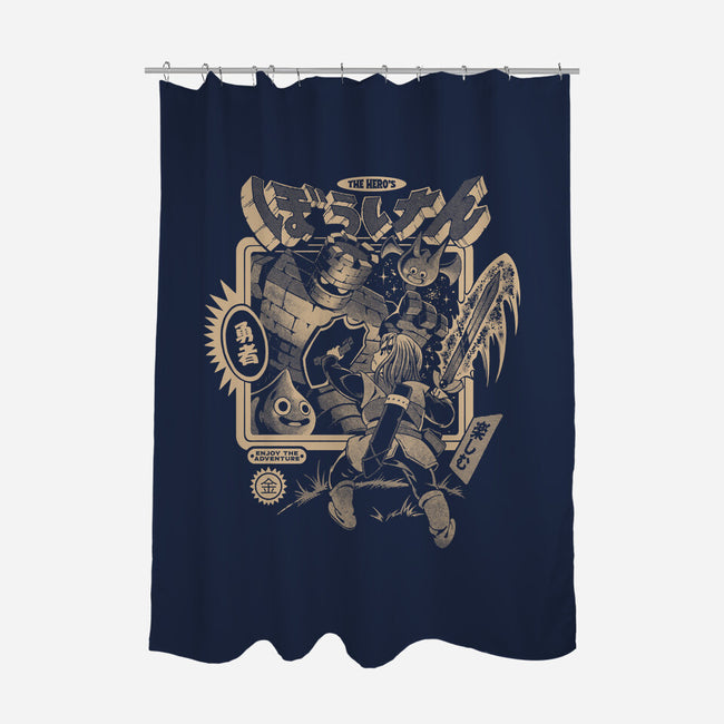 Luminous Adventure-None-Polyester-Shower Curtain-ilustrata